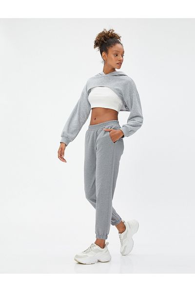 Koton Jogger Sweatpants Κανονική μέση