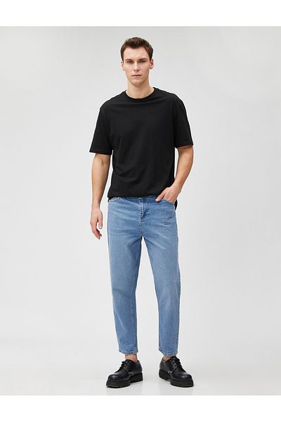 Koton Weite Denim-Hose mit lockerer Passform – Steve Jean