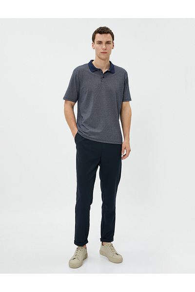 Koton Μπλουζάκι Basic Polo με λαιμόκοψη και κοντό μανίκι
