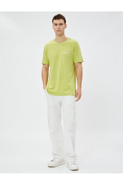 Koton Short Sleeve T-Shirt Crew Neck Cotton
