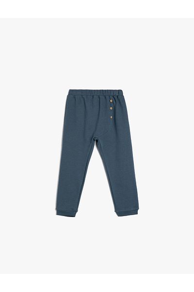 Koton Jogger Sweatpants Button Detailed Cotton Elastic Waist