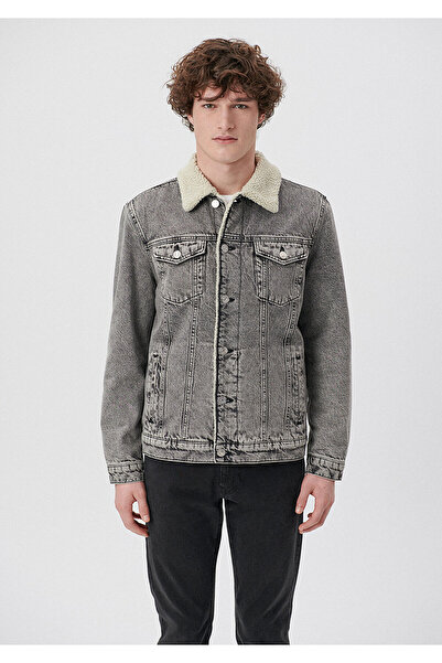 Mavi Frank Gri Sherpa Jean Ceket 0115285836