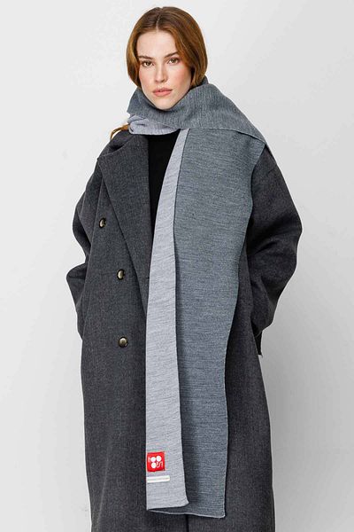 Hooopstore Dark Gray Reversible Scarf