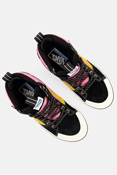 Vans Women High Cut Lace Up Skate Shoes, Multicolor