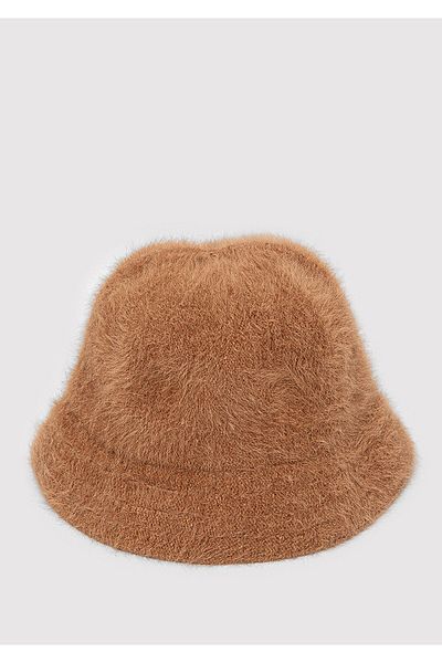 Mavi Brauner Bucket-Hut aus Plüsch 198988 -32132
