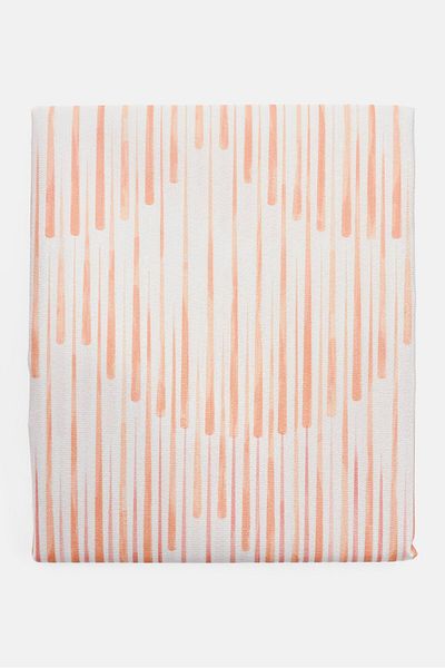 Allure Home Creations Ombre Wave Shower Curtain 177,8 cm x 1829 cm, Peach