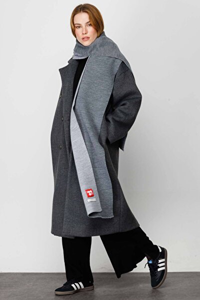 Hooopstore Dark Gray Reversible Scarf