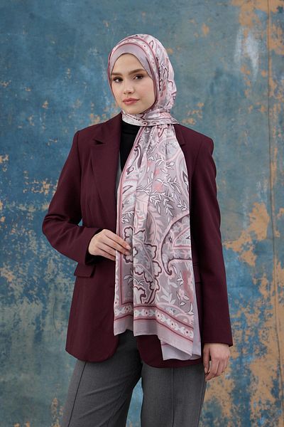İpekhan Πούδρα Indian Voile Shawl - 5004-13