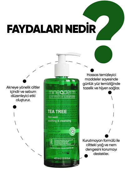 mineaderm Tea Tree Face and Body Wash