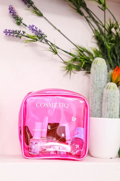 Pazar Kapısı Toiletry Bag Transparent Large Size Makeup Supplies Bag