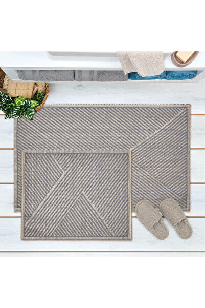 Evidea Set de mopuri pentru bucle din 2 piese Soft Spata gri