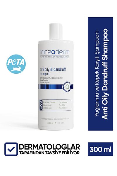 mineaderm Anti-Oil and Anti-Dandruff Shampoo