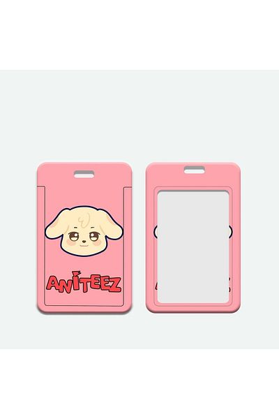 Kpop Dünyasi Yunho'' Tyudeongi'' Ateez Aniteez Hard Cover Card Holder - Keychain