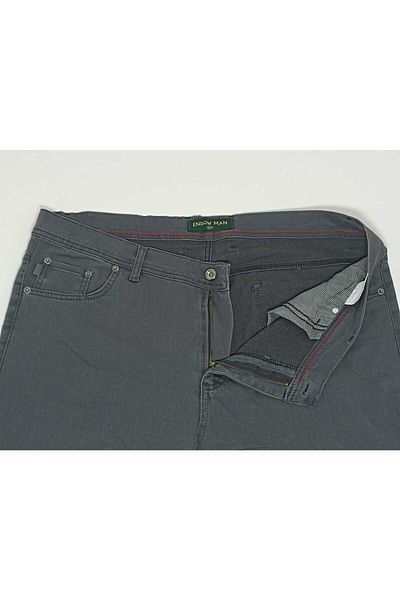 gambia outdoors Plus Size Battal a Quality - Men's Lycra Straight Leg Jeans