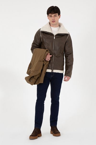 U.S. Polo Assn. Men's Khaki Coat 50290841 -Vr027