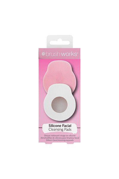 Brushworks Silicone Cleansing Pads - 2 Pack