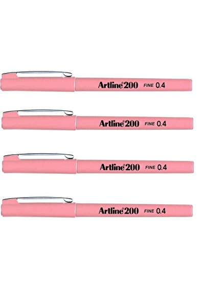 artline ARTLINE 200N - قلم كتابة ناعم بالمشمش 4 قطع