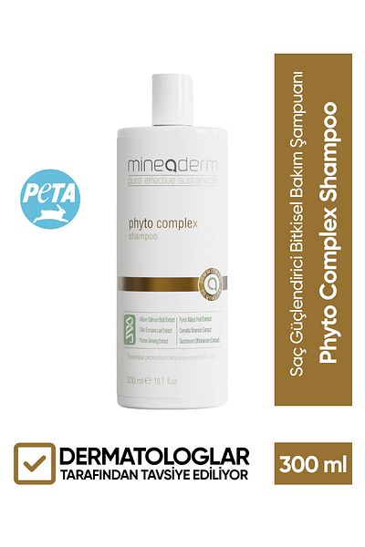 mineaderm Hair Strengthening Herbal Care Shampoo - Phyto Complex