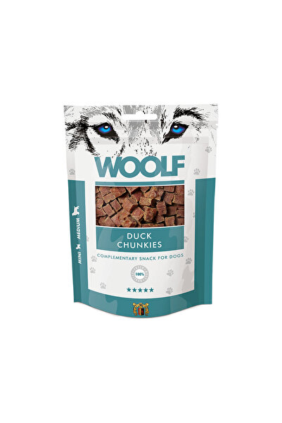 WOOLF Duck Chunkies Dog and Cat Treat - 100 g