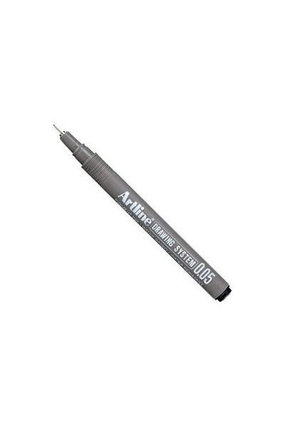 artline ARTLINE 0.05 نظام أسود منقوش - 4 قطع