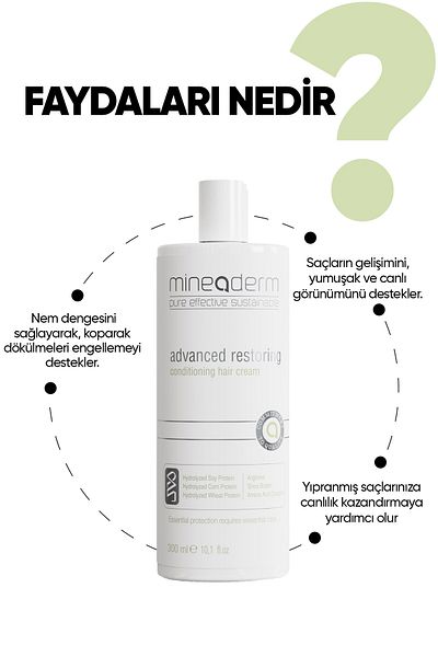 mineaderm Repairing Hair Care Cream - Advanced Restoration 300 ml