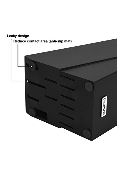 Fissman 13-Piece Knife Set Yasumoto with Wooden Block X30Cr13 Steel