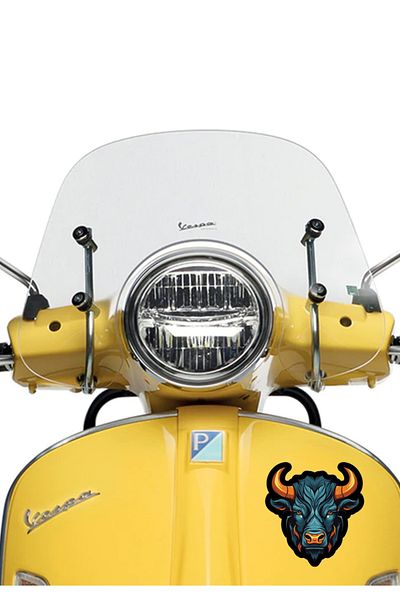 MegaSticker Autocolant 13x12 Cm Cerb Negru - Pentru Mașină, Motocicletă, Cască, Laptop, Geam