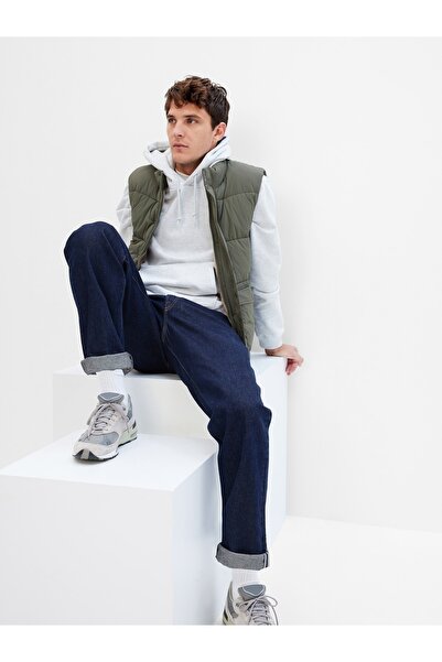 GAP Erkek Lacivert %100 Organik Pamuk 90s Original Straight Fit Washwell™ Jea...
