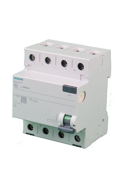 Siemens 5Sv5342-6 Atipi Leakage Protection Relay - 25A, 400V, 30Ma