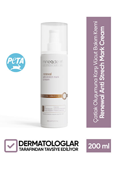 mineaderm Çatlak Oluşumuna Karşı Vücut Bakım Kremi/ Renewal Anti Strech Mark Cream