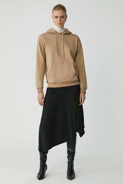 ETHIQUET Modest Abelia Damen-Sweatshirt aus weichem, dickem Stoff mit Kapuze, bequemer Passform und Fleece-Innenseite