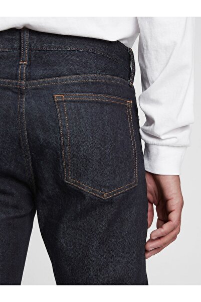 GAP Erkek Koyu Mavi Flex Washwell™ Slim Jean Pantolon