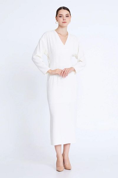 KAMEYA Back Embroidery Detailed Dress 25W40611