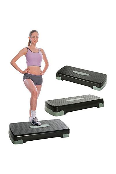 welcomein 2-Stage Stepper Aerobics Fitness Gymnastics Conditioning Instrument Is Suitable for Home and Gyms