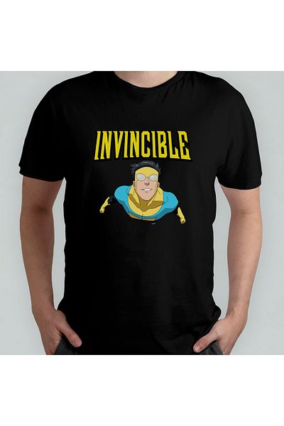 Pixxa Μπλουζάκι Invincible Crew Neck 100% βαμβακερό - Μοντέλο 1