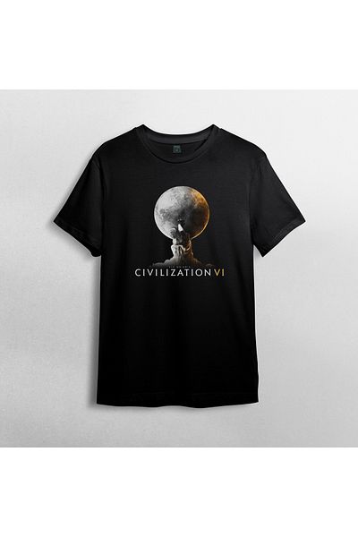 Pixxa Μπλουζάκι Sid Meier's Civilization VI Crewneck 100% βαμβακερό - Μοντέλο 1