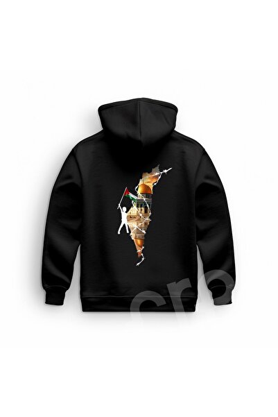 Crea Eymer Wear Палестина Вільний дизайн Друкований Oversize Hoodie Світшот Ч...