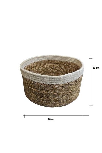PANALI XXL размер Естествена кръгла организирана кошница - PNL-PH40XXL