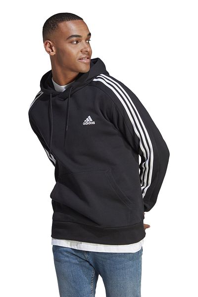 adidas Pulovere casual pentru bărbați M 3S Ft Hd - IC0435 Negru