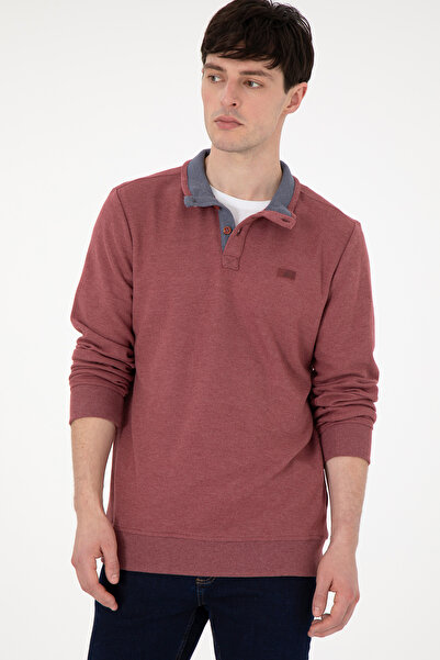U.S. Polo Assn. Erkek Bordo Sweatshirt 50290772-VR014