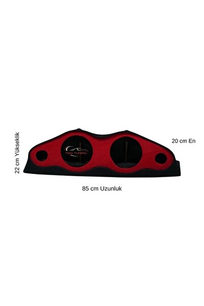 YSN TUNİNG Universal Kırmızı Renkli Kapaklı Pandizot 20 cm