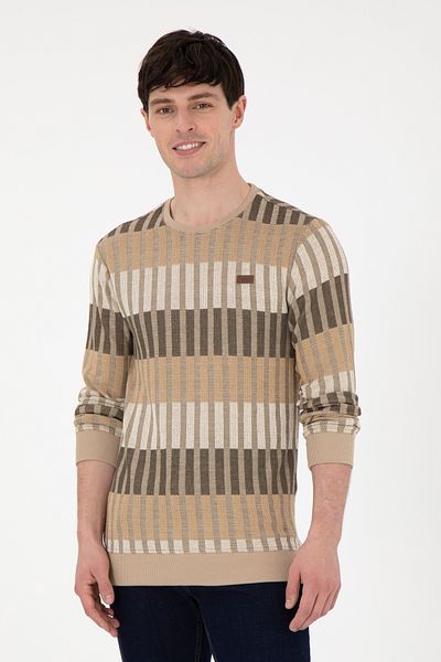 U.S. Polo Assn. Men's Stone Sweatshirt 50290623 -Vr049