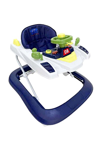 Baby Cara مشاية أطفال بتصميم سيارة رياضية مع موسيقى