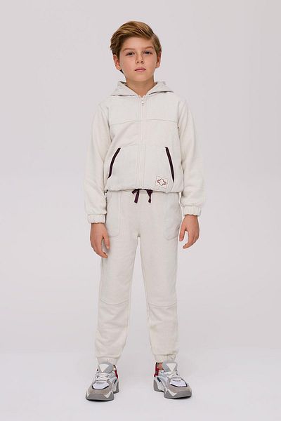 Nebbati BG Store Boys Ecru Φούτερ παντελόνι