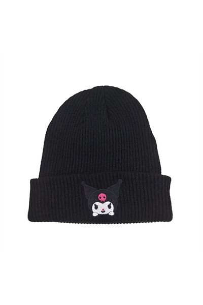 Karakedi Black Anime Kuromi Beanie