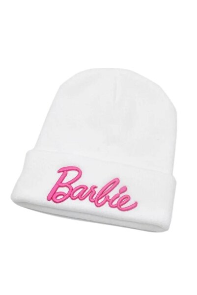Karakedi Beretă Albă Logo Barbie
