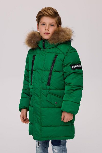 Bikkembergs Bg Store Boy's Green Coat