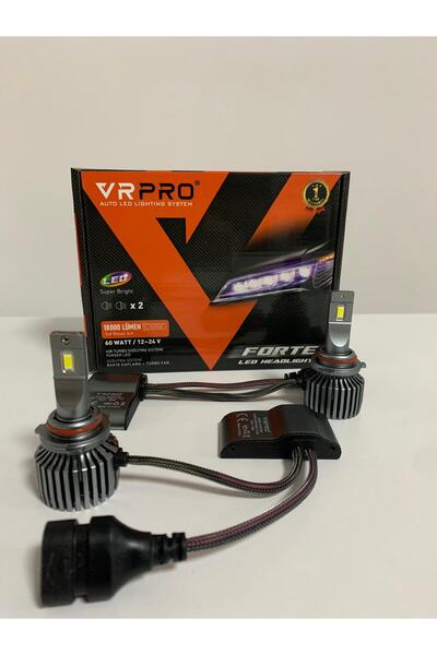 iq elektronik Forte HB3 9005 Led Far Ampulü 60w 18bin Lümen 12-24v Uyumlu
