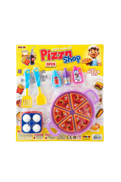 Olgun Home ألعاب بيتزا للتسوق - ألعاب بيتزا شوب 18 قطعة