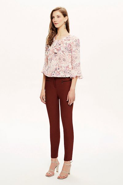 Naramaxx Zippered Ankle Length Slim Fit Trousers